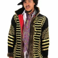 Elope Men's Jimi Hendrix Deluxe Jacket Costume