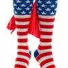 Bioworld Merchandising / Independent Sales Knee High American Flag Cape Socks -Storybook & Fairytale Costumes Sales knee high american flag cape socks