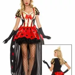 MUSIC LEGS Luxurious Sequin Queen Of Hearts Costume