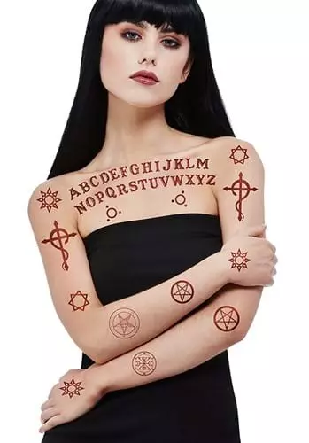 Smiffys Make Up Spirit FX Tattoo Transfers 3 Smiffys Make Up Spirit FX Tattoo Transfers