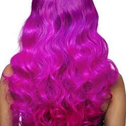Smiffys Fuchsia Passion Manic Panic Siren Wig 7 Smiffys Fuchsia Passion Manic Panic Siren Wig -Storybook & Fairytale Costumes Sales manic panic fushsia passion siren wig alt 2