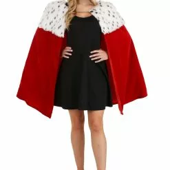 Elope Medium Royal Cape Accessory For Adults -Storybook & Fairytale Costumes Sales medium royal cape accessory alt 5