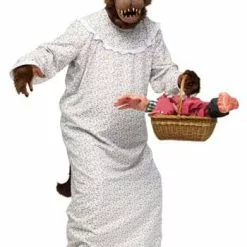 Fun World Big Bad Granny Wolf Plus Size Costume For Men