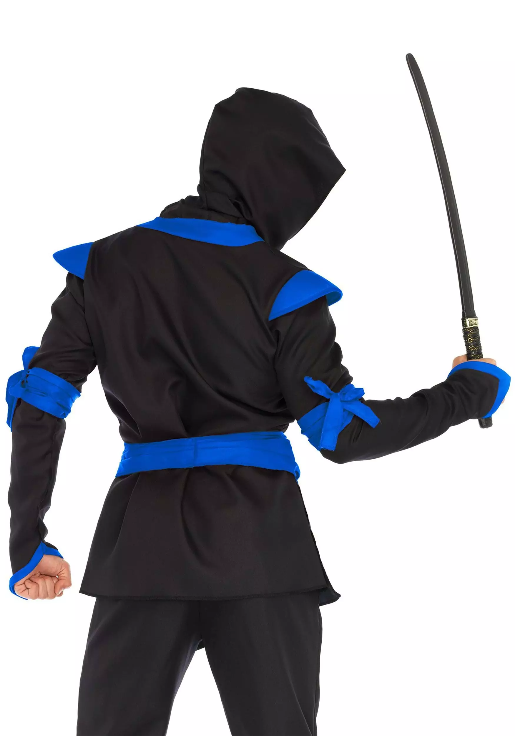LEG AVENUE Blue Ninja Mens Costume 6 LEG AVENUE Blue Ninja Mens Costume - Image 4