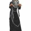 Seeing Red Dark Wizard Black And Silver Costume For Men