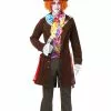 Charades Men's Deluxe Mad Hatter Costume -Storybook & Fairytale Costumes Sales mens deluxe mad hatter costume