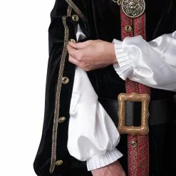 California Costume Collection Men's Elizabethan King Costume -Storybook & Fairytale Costumes Sales mens elizabethan king costume alt 6