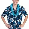 Funny Fashions Hawaiian Hibiscus Shirt For Men -Storybook & Fairytale Costumes Sales mens hawaiian hibiscus shirt