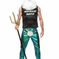 Seeing Red Men's Mermaid Mafia Costume