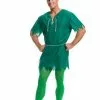 Charades Peter Pan Costume For Men 1 Charades Peter Pan Costume For Men -Storybook & Fairytale Costumes Sales mens peter pan costume