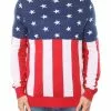 The Tipsy Elves Mens American Flag Holdiay Sweater