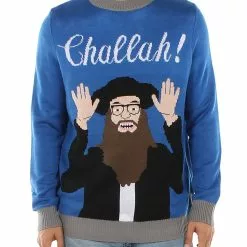 Men's Tipsy Elves Challah Hanukkah Ugly Sweater