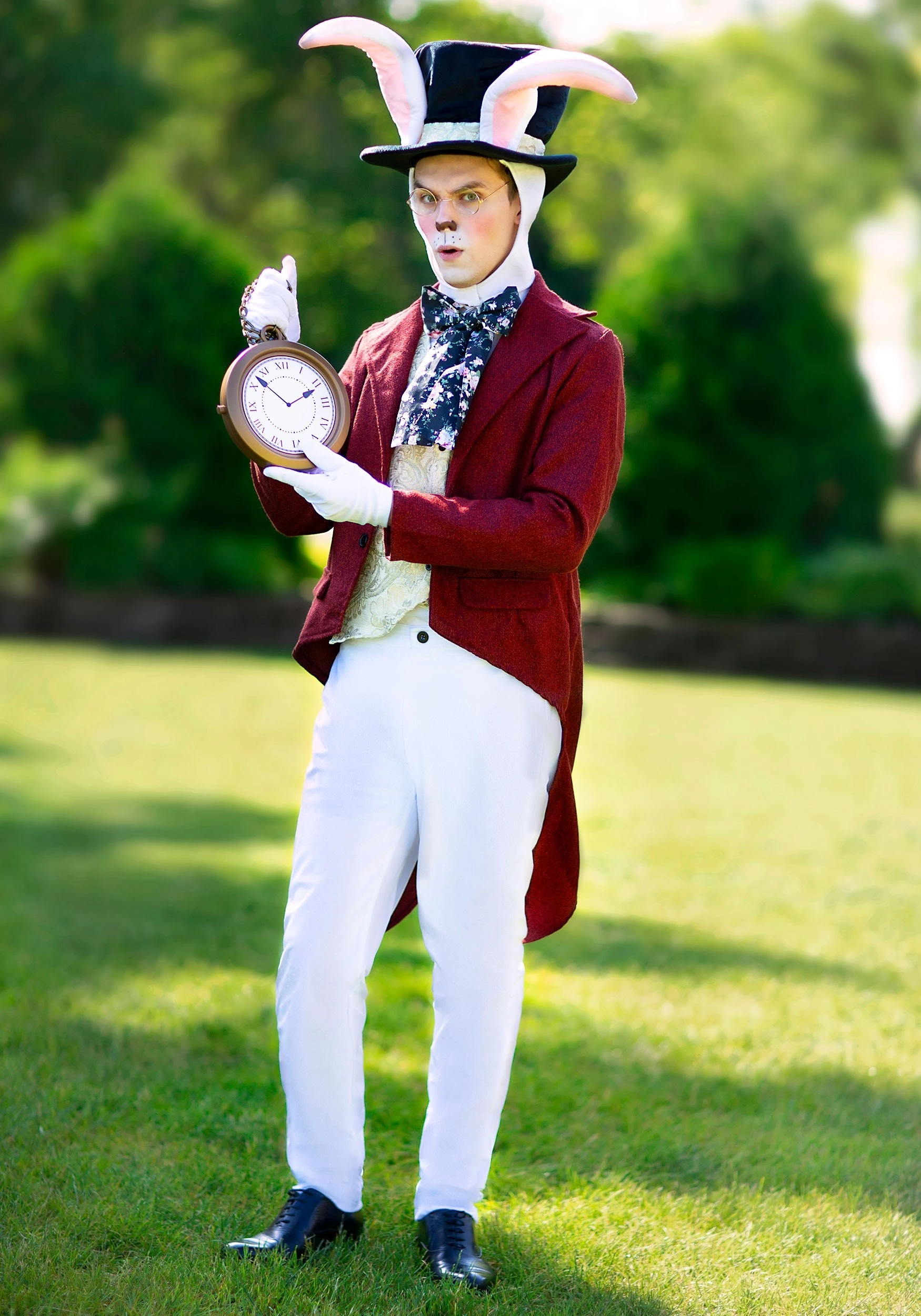 Fun Costumes Men's White Rabbit Costume 5 Fun Costumes Men's White Rabbit Costume - Image 3