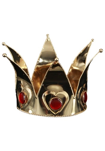 Elope Mini Queen Of Hearts Costume Crown For Adults 3 Elope Mini Queen Of Hearts Costume Crown For Adults