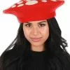 Elope Mushroom Heartfelted Red Hat -Storybook & Fairytale Costumes Sales mushroom heartfelted hat