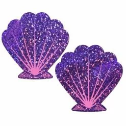Pastease Purple Shell Mermaid Pasties