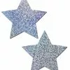 Pastease Silver Star Pasties -Storybook & Fairytale Costumes Sales pastease silver star pasties