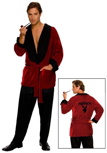 Rubies Costume Co. Inc Playboy Hugh Hefner Smoking Jacket Costume 3 Rubies Costume Co. Inc Playboy Hugh Hefner Smoking Jacket Costume