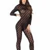 Roma Playboy Sheer Bunny Bodysuit For Women -Storybook & Fairytale Costumes Sales playboy womens sheer bunny bodysuit