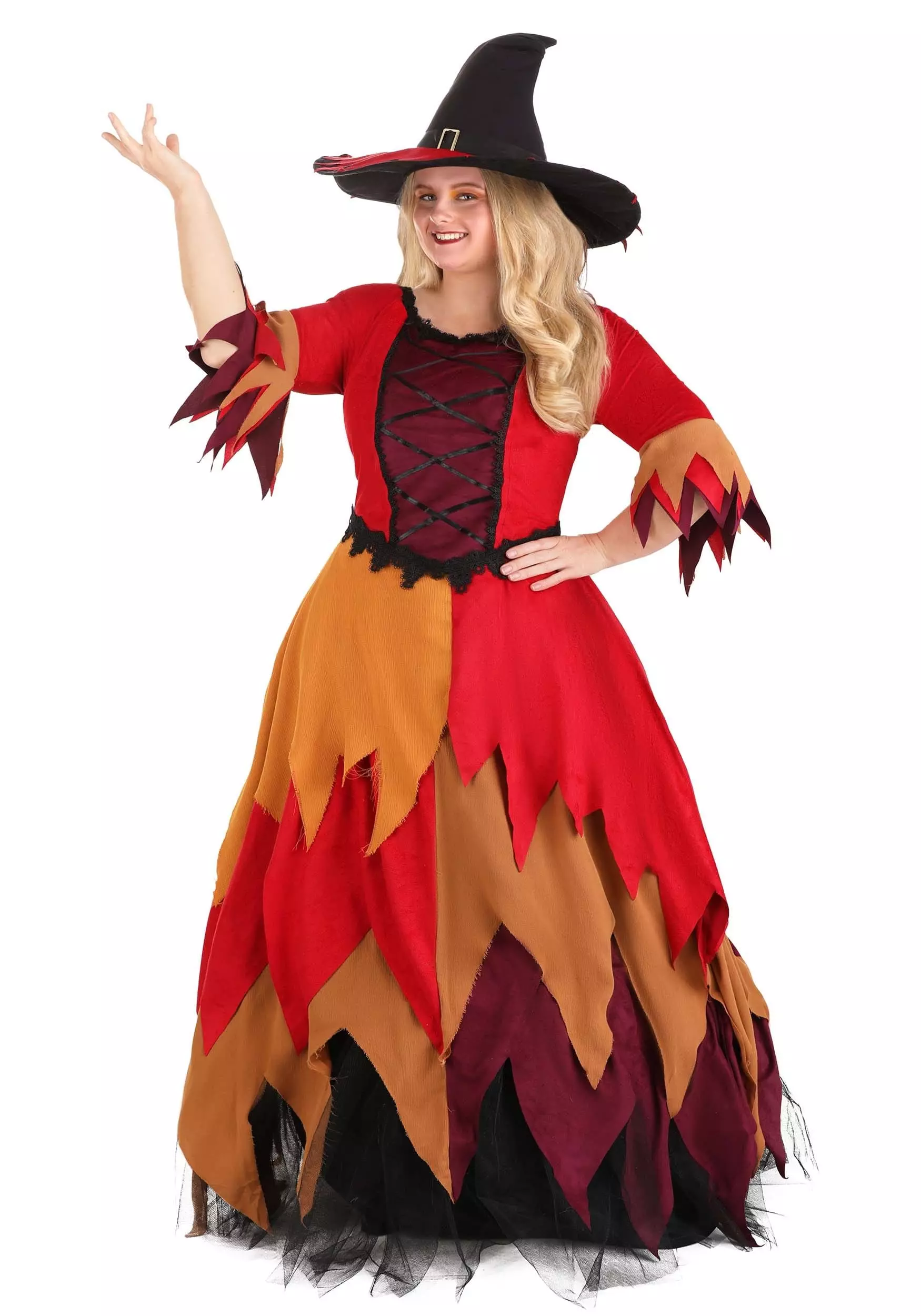 Suzhou Zhongsheng Imp & Exp Co., Ltd Plus Size Autumn Harvest Witch Costume For Women 3 Suzhou Zhongsheng Imp & Exp Co., Ltd Plus Size Autumn Harvest Witch Costume For Women