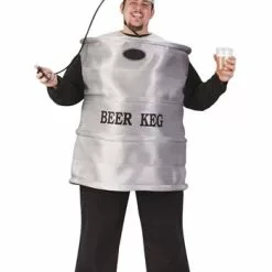 Fun World Plus Size Men's Beer Keg Costume