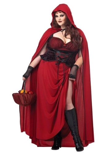 California Costume Collection Plus Size Dark Red Riding Hood Costume For Women 3 California Costume Collection Plus Size Dark Red Riding Hood Costume For Women