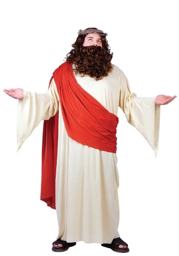 Fun World Plus Size Jesus Costume For Men 3 Fun World Plus Size Jesus Costume For Men