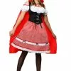 Hing Ting Plus Size Knee Length Red Riding Hood Costume