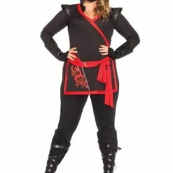 LEG AVENUE Plus Size Ninja Assassin Costume