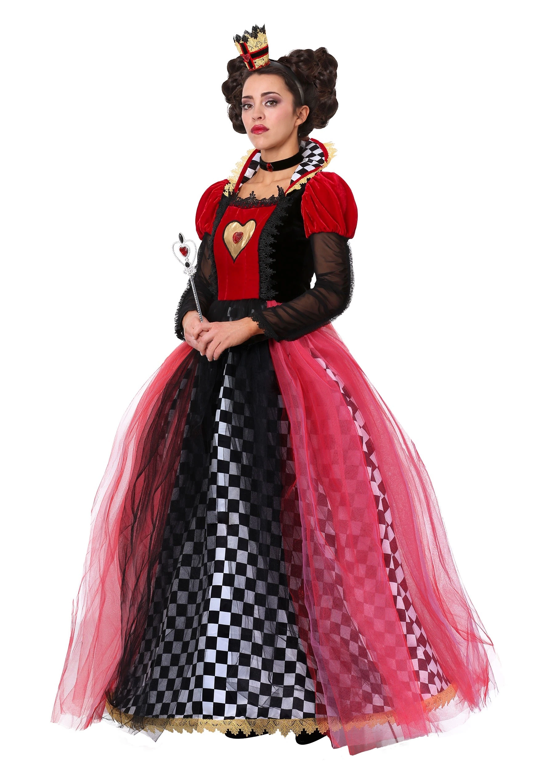 Fun Costumes Ravishing Queen Of Hearts Plus Size Costume 3 Fun Costumes Ravishing Queen Of Hearts Plus Size Costume