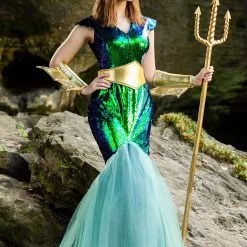 Fun Costumes Women's Sea Siren 24 Fun Costumes Women's Sea Siren -Storybook & Fairytale Costumes Sales plus size sea siren alt 10