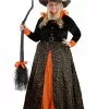 Suzhou Zhongsheng Imp & Exp Co., Ltd Plus Size Sparkling Orange Witch Costume For Women 1 Suzhou Zhongsheng Imp & Exp Co., Ltd Plus Size Sparkling Orange Witch Costume For Women -Storybook & Fairytale Costumes Sales plus size sparkling orange witch
