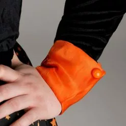 Suzhou Zhongsheng Imp & Exp Co., Ltd Plus Size Sparkling Orange Witch Costume For Women -Storybook & Fairytale Costumes Sales plus size sparkling orange witch alt 4