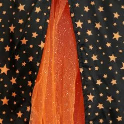 Suzhou Zhongsheng Imp & Exp Co., Ltd Plus Size Sparkling Orange Witch Costume For Women -Storybook & Fairytale Costumes Sales plus size sparkling orange witch alt 6