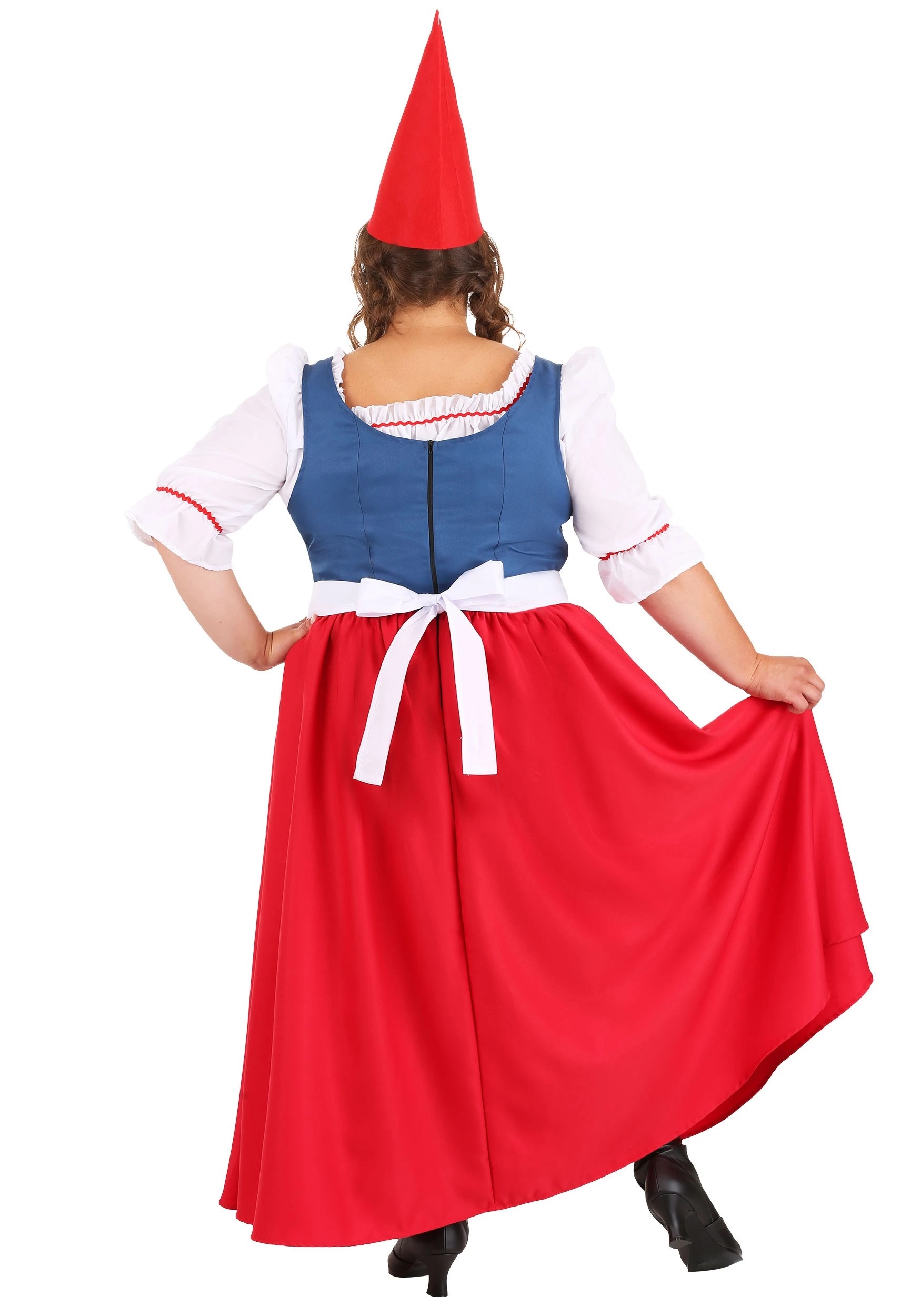 Fun Costumes Plus Size Garden Gnome Women's Costume 4 Fun Costumes Plus Size Garden Gnome Women's Costume - Image 2