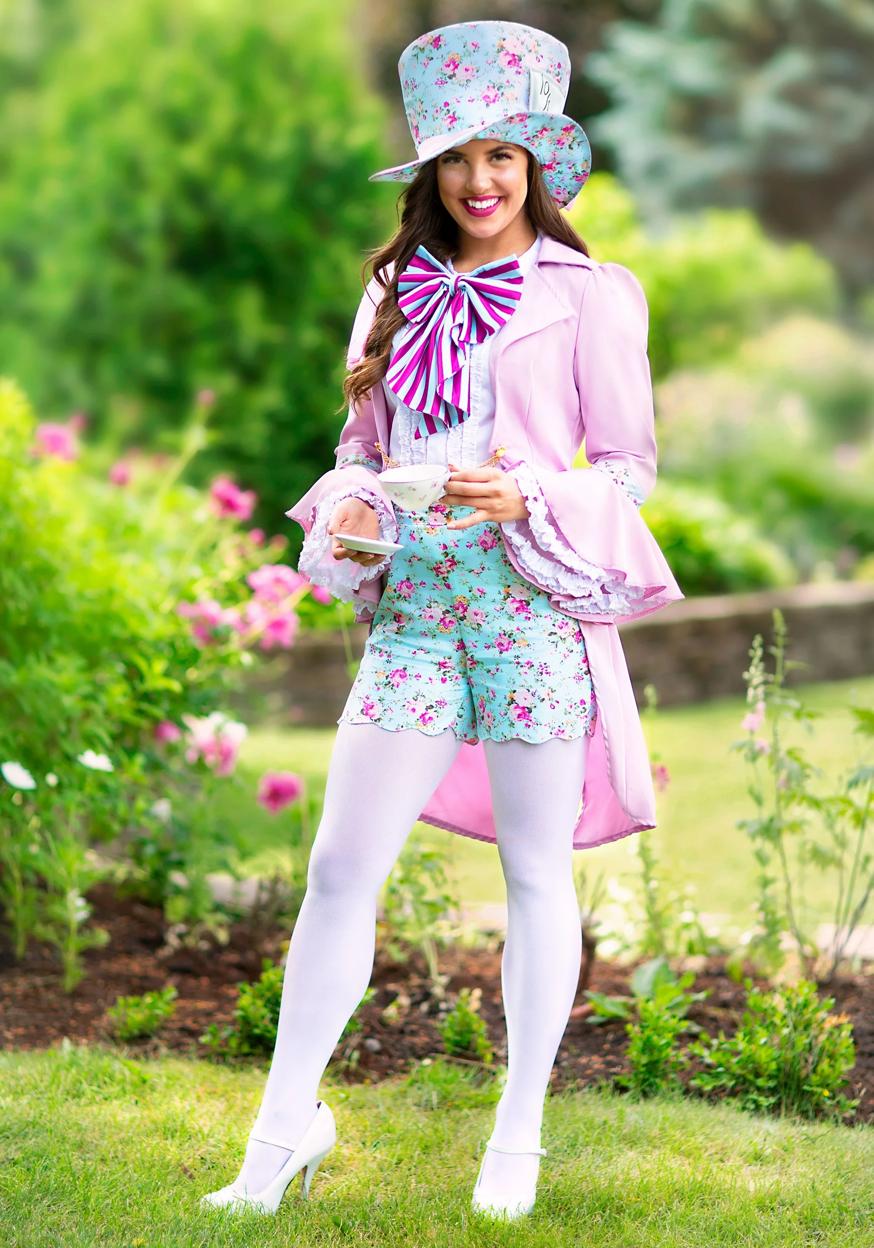 Fun Costumes Plus Size Pretty Mad Hatter Costume For Women 5 Fun Costumes Plus Size Pretty Mad Hatter Costume For Women - Image 3