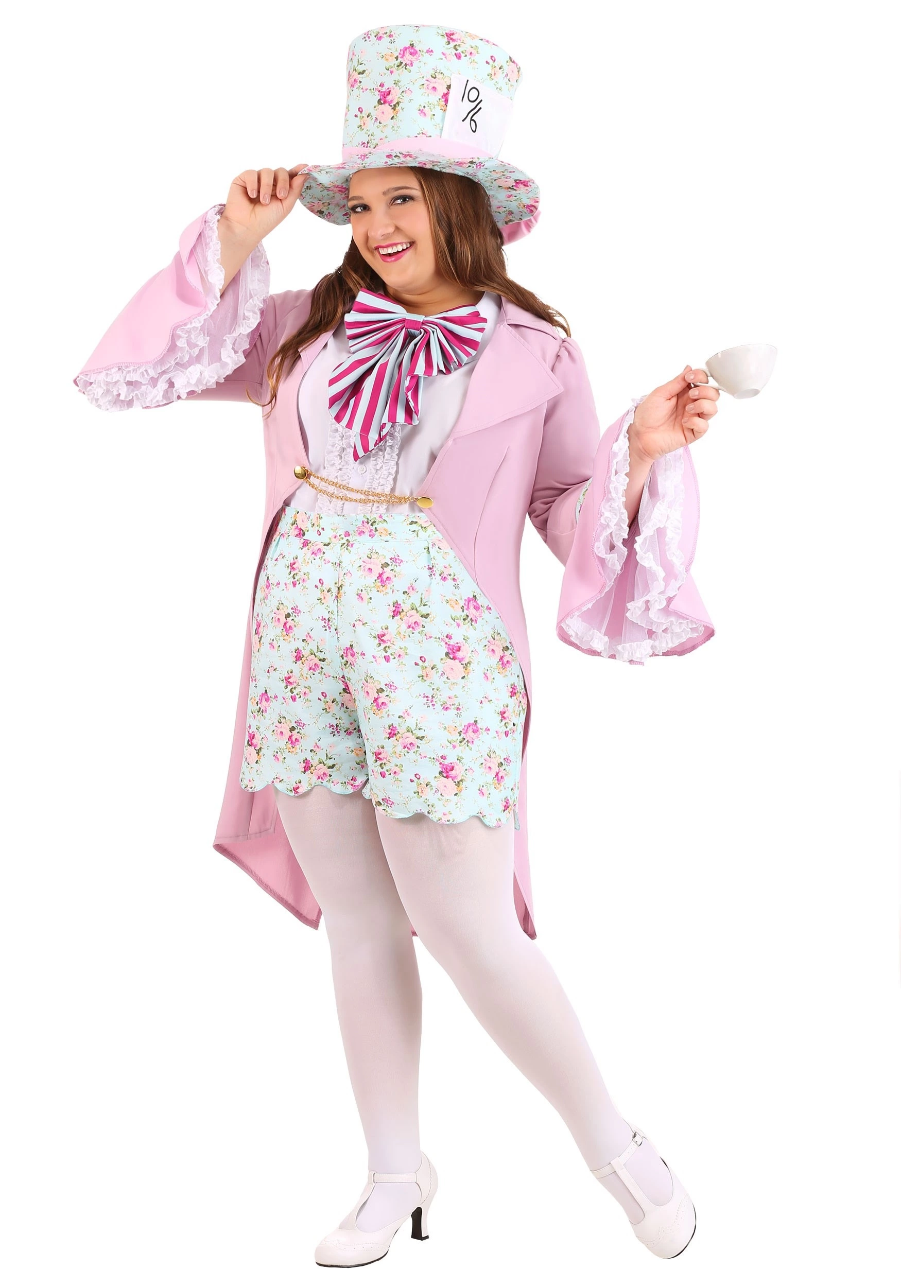 Fun Costumes Plus Size Pretty Mad Hatter Costume For Women 3 Fun Costumes Plus Size Pretty Mad Hatter Costume For Women