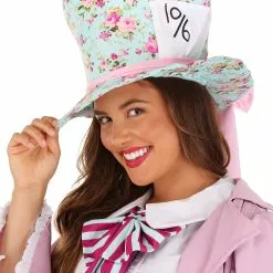Fun Costumes Pretty Mad Hatter Women's Costume -Storybook & Fairytale Costumes Sales pretty mad hatter alt 4