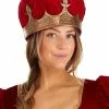 Elope Queen Plush Costume Crown -Storybook & Fairytale Costumes Sales queen plush crown