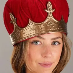 Elope Queen Plush Costume Crown 9 Elope Queen Plush Costume Crown -Storybook & Fairytale Costumes Sales queen plush crown alt 1
