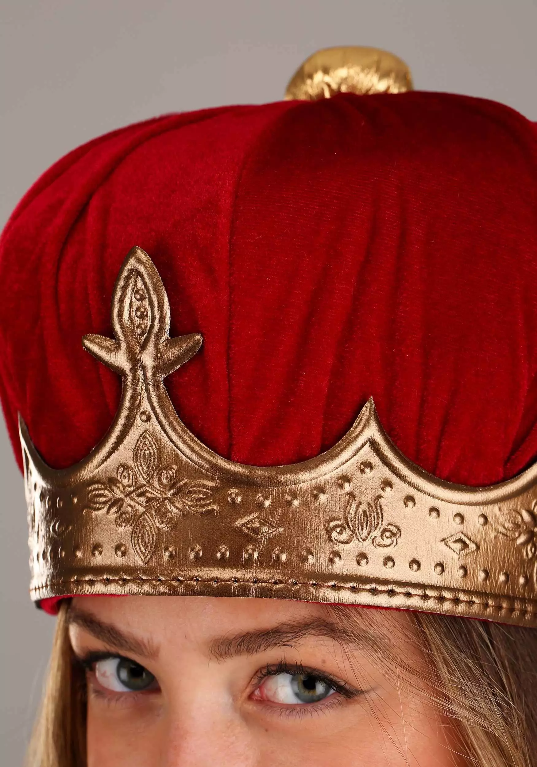 Elope Queen Plush Costume Crown 6 Elope Queen Plush Costume Crown - Image 4
