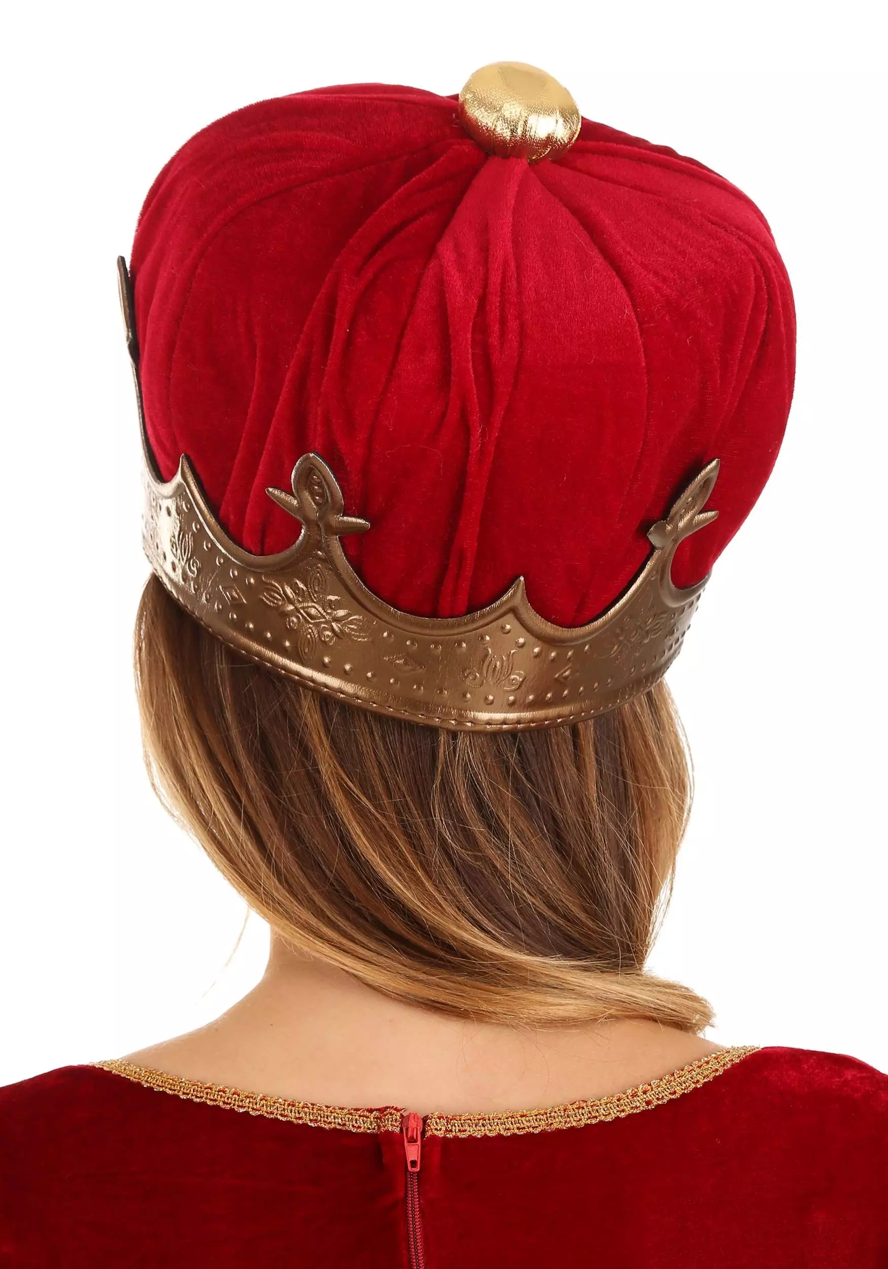 Elope Queen Plush Costume Crown 4 Elope Queen Plush Costume Crown - Image 2