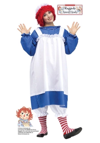 Fun World Women's Plus Size Raggedy Ann Costume 3 Fun World Women's Plus Size Raggedy Ann Costume