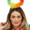 Smiffys Adult Angel Rainbow Halo -Storybook & Fairytale Costumes Sales rainbow angel halo 1