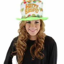 Elope Adult Rainbow Birthday Cake Plush Hat