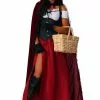 Fun Costumes Ravishing Red Riding Hood Costume For Women -Storybook & Fairytale Costumes Sales ravishing red riding hood womens costume
