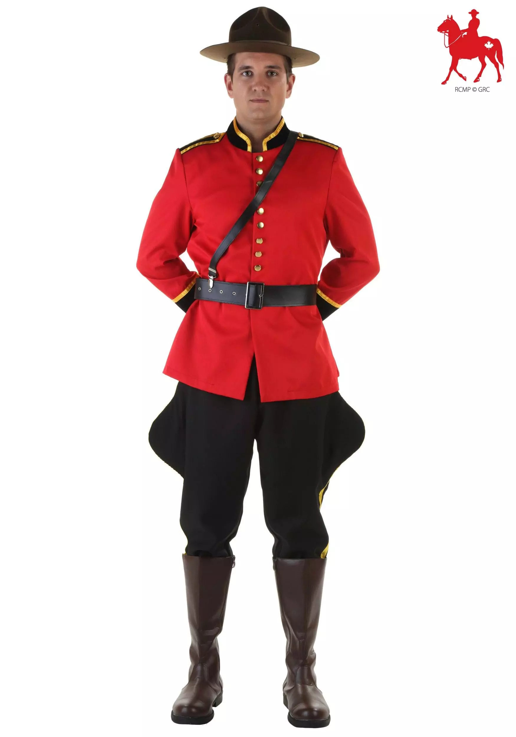 Fun Costumes Men's Canadian Mountie Costume 3 Fun Costumes Men's Canadian Mountie Costume
