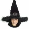 Elope Ridged Witch Black Costume Hat