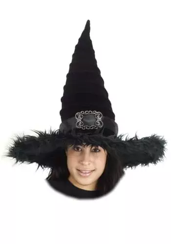 Elope Ridged Witch Black Costume Hat 3 Elope Ridged Witch Black Costume Hat