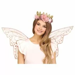 Fun World Fairy Rose Gold Floral Crown